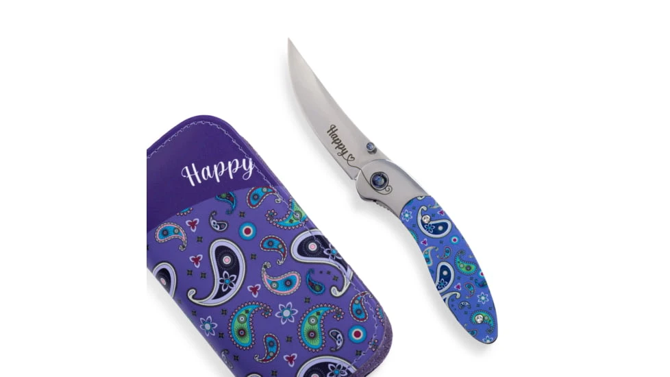 Brighten Blades Happy Folding Knife W/ Case - Image 3