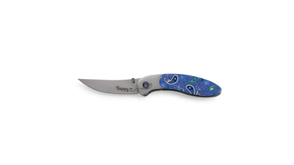 Brighten Blades Happy Folding Knife W/ Case - Image 5