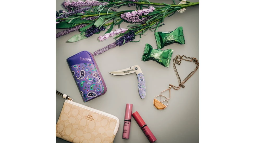 Brighten Blades Happy Folding Knife W/ Case - Image 4