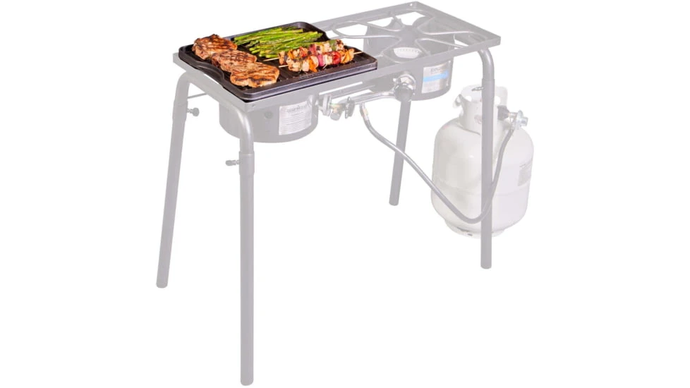 Camp Chef Reversible Pre-Seasoned Cast Iron Grill/ Griddle - Image 4