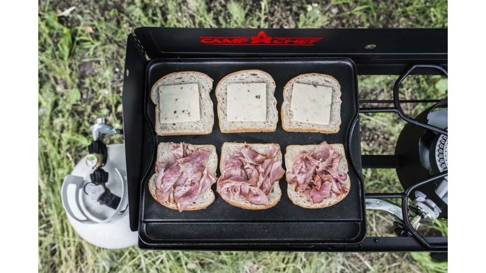 Camp Chef Reversible Pre-Seasoned Cast Iron Grill/ Griddle - Image 7