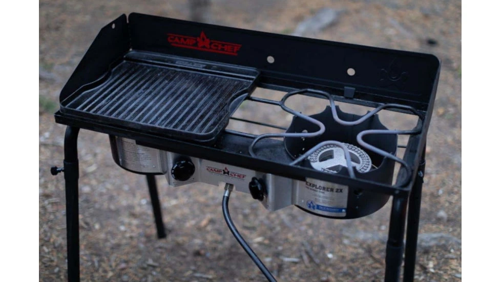 Camp Chef Reversible Pre-Seasoned Cast Iron Grill/ Griddle - Image 8