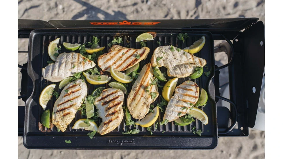 Camp Chef Reversible Pre-Seasoned Cast Iron Grill/ Griddle - Image 17