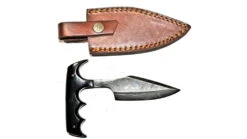 Titan Damascus Steel Hunting Push Dagger, 6in